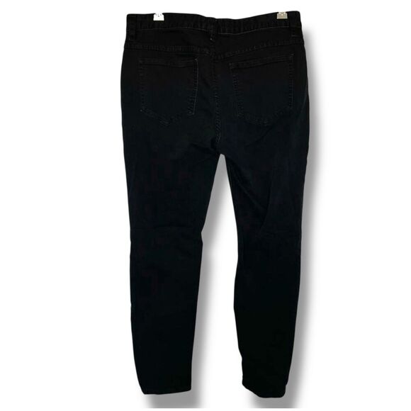 Free People Distressed Black Skinny Jeans - Picture 5 of 7